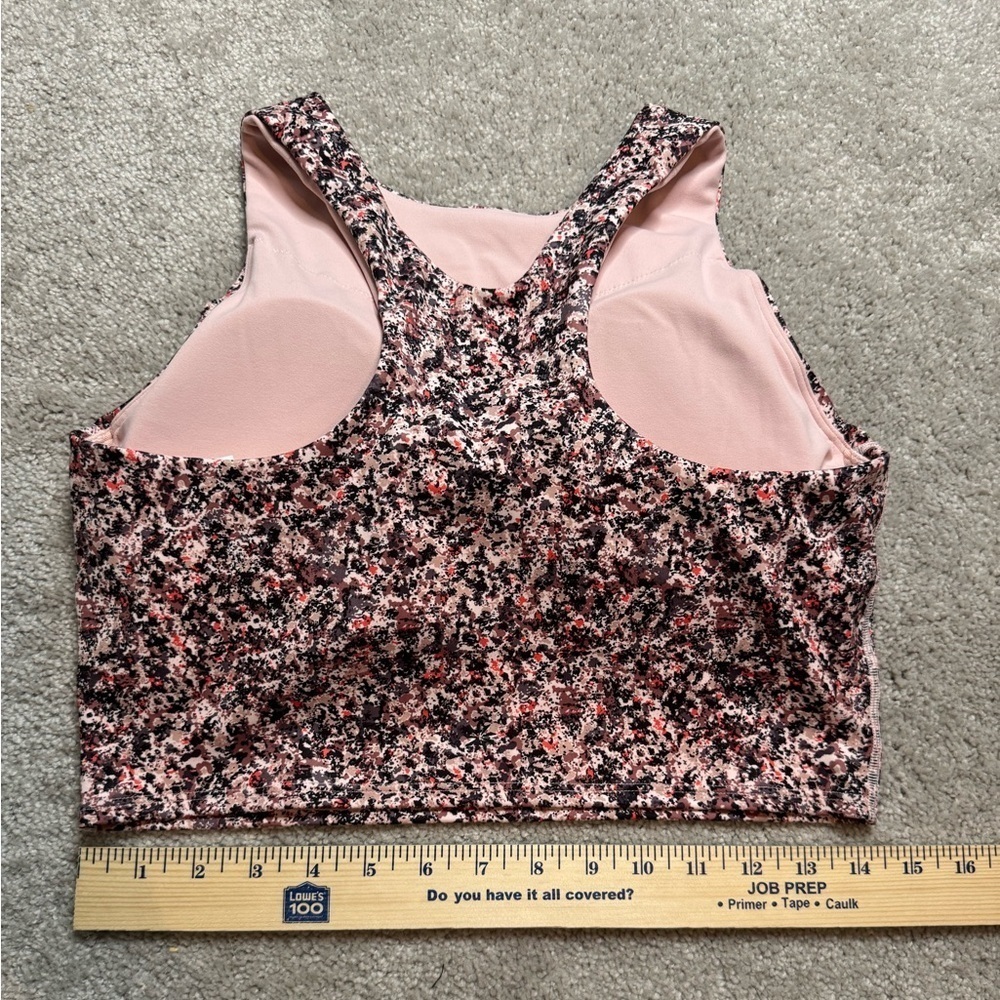 ATHLETA Tulip Pink Print Conscious Crop Top Sports Bra Multiple Sizes D - DD+ - Picture 6 of 16